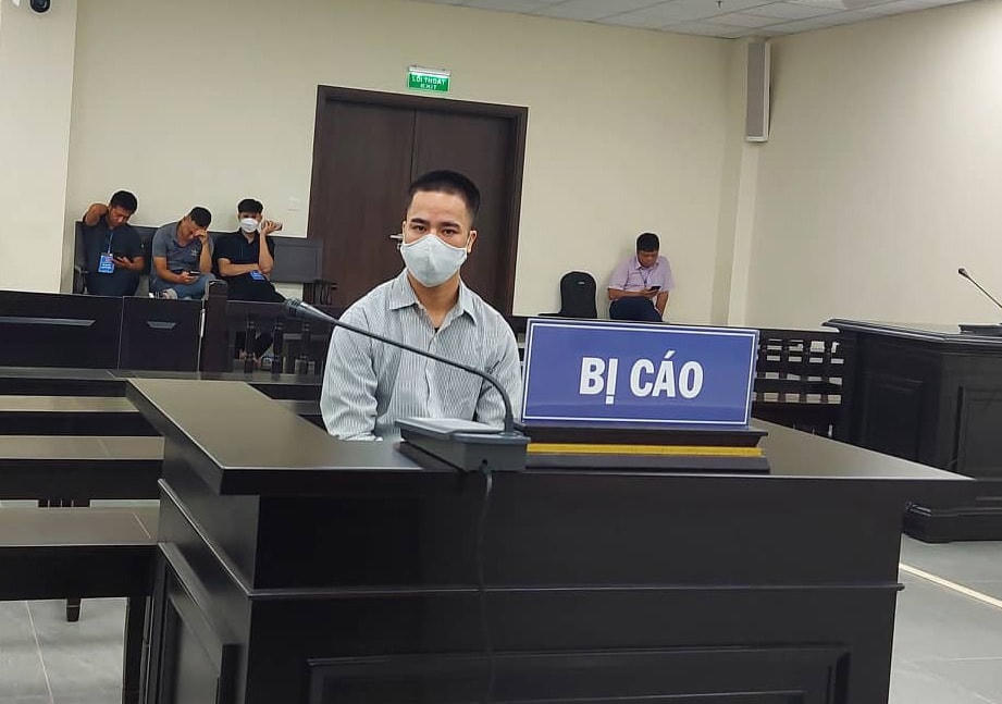 Bị cáo Nguyễn Minh Chức tại phiên tòa sơ thẩm ngày 19/7.