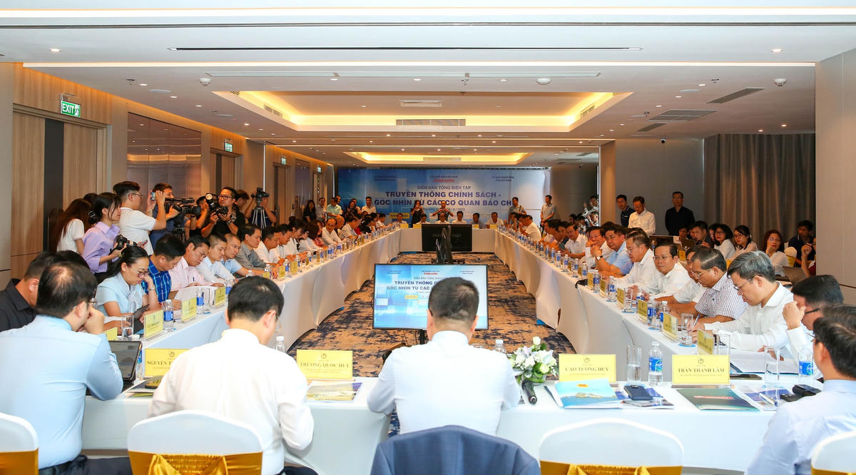 Quang cảnh Diễn đàn Tổng Biên tập 2023.