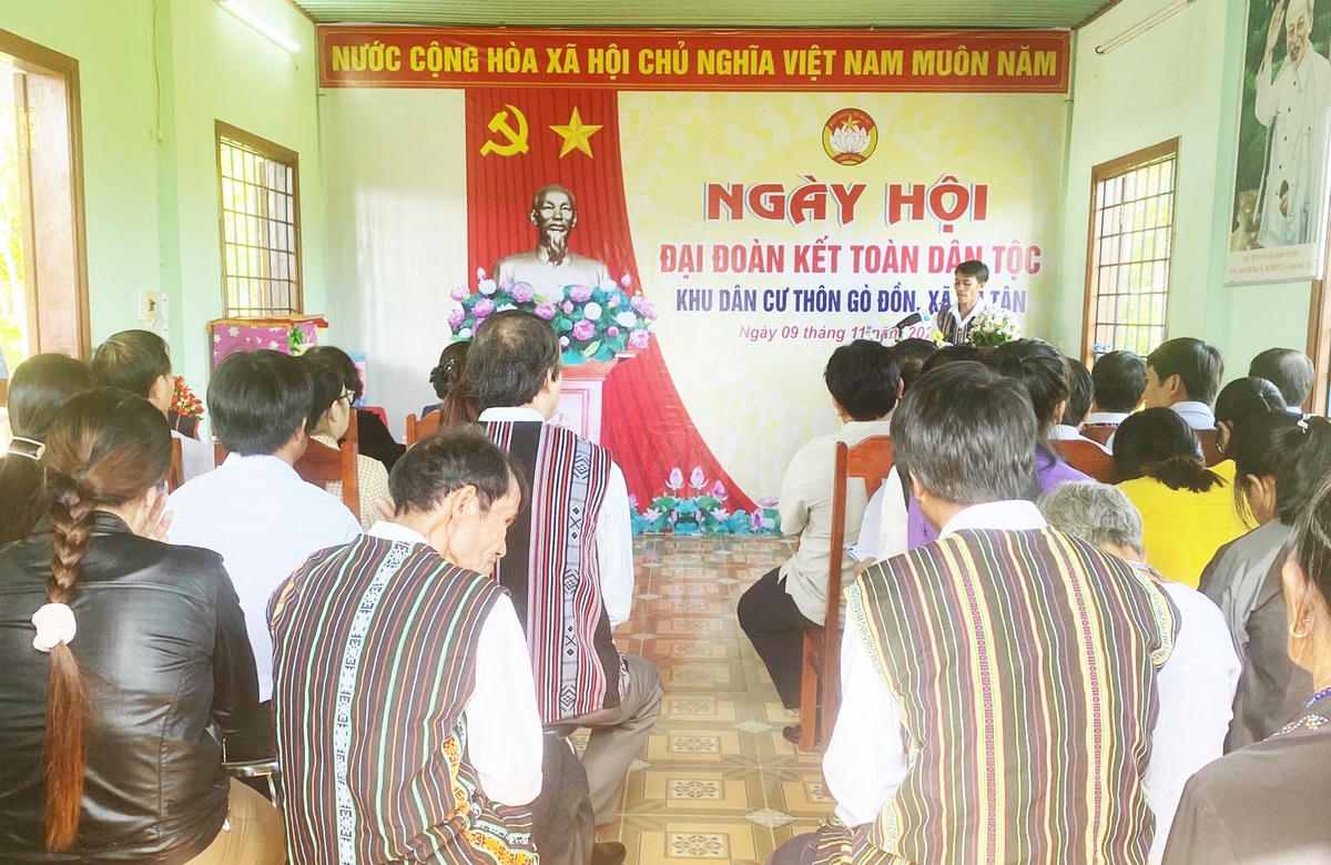 Ngày hội Đại đoàn kết tại Khu dân cư Gò Đồn