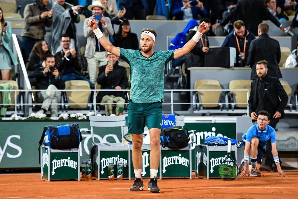 Casper Ruud là tay vợt đầu tiên của Na Uy vào bán kết Roland Garros.