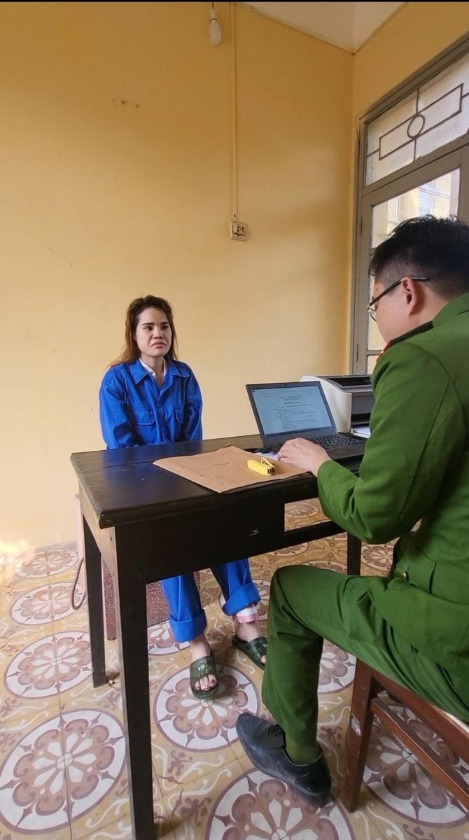 Đối tượng Bàn Thị Mây (ảnh Cơ quan Công an).