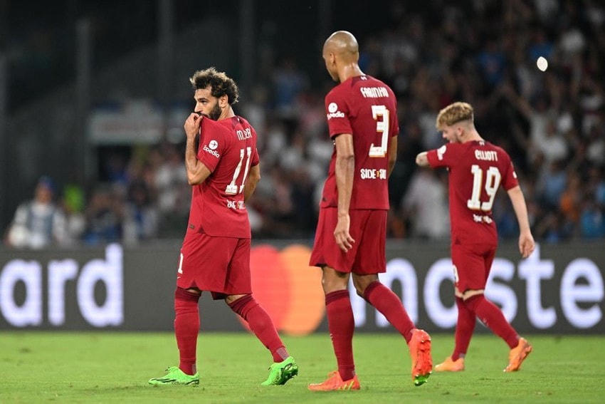 Liverpool thảm bại trước Napoli. Ảnh: UEFA.