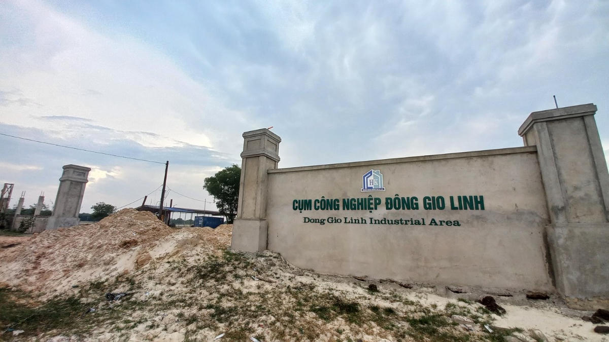 Dự án Cụm công nghiệp Đông Gio Linh tại xã Gio Việt có diện tích 50ha.