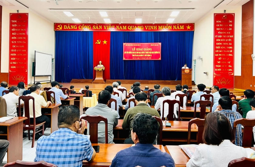 Quang cảnh buổi lễ.