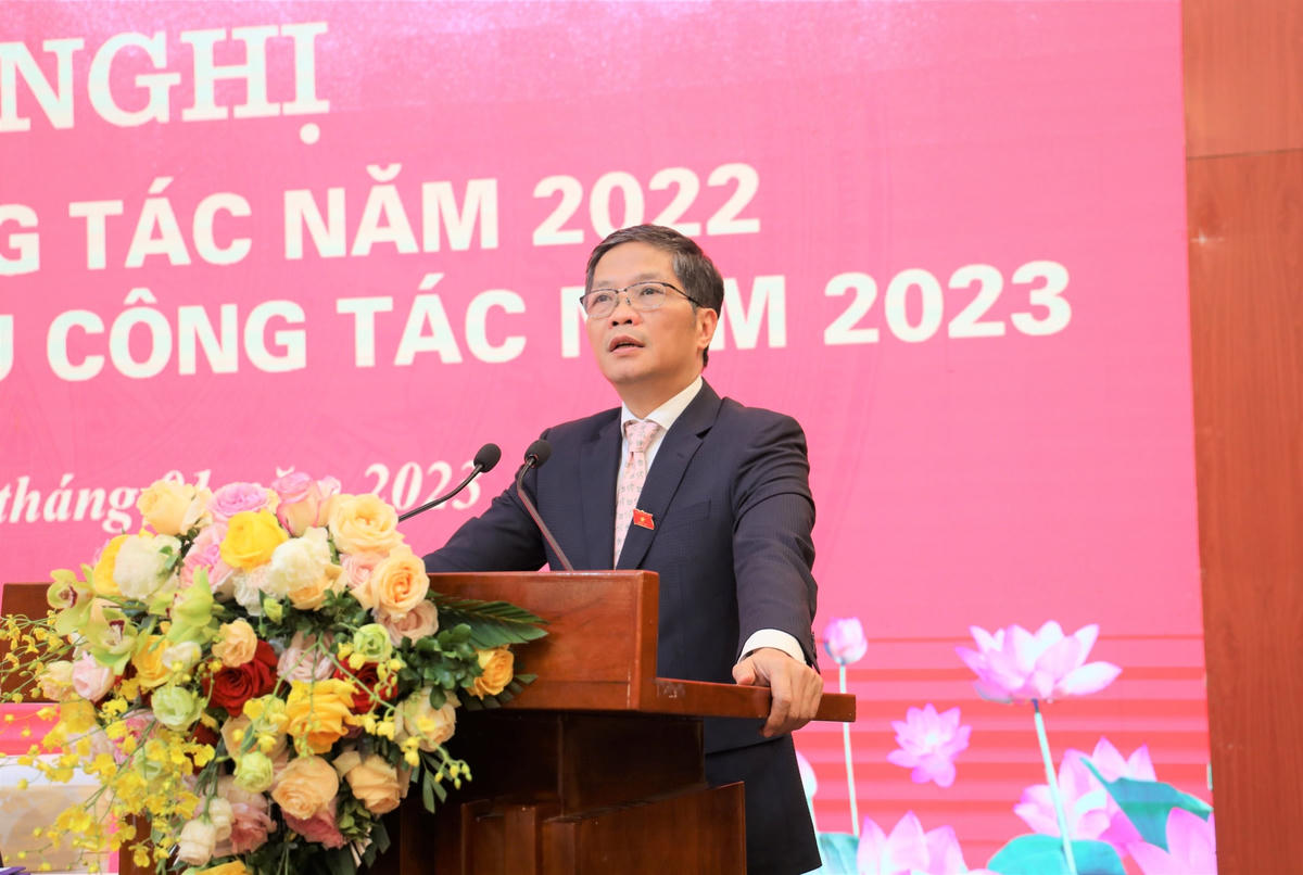 Trưởng Ban Kinh tế Trần Tuấn Anh phát biểu chỉ đạo tại hội nghị