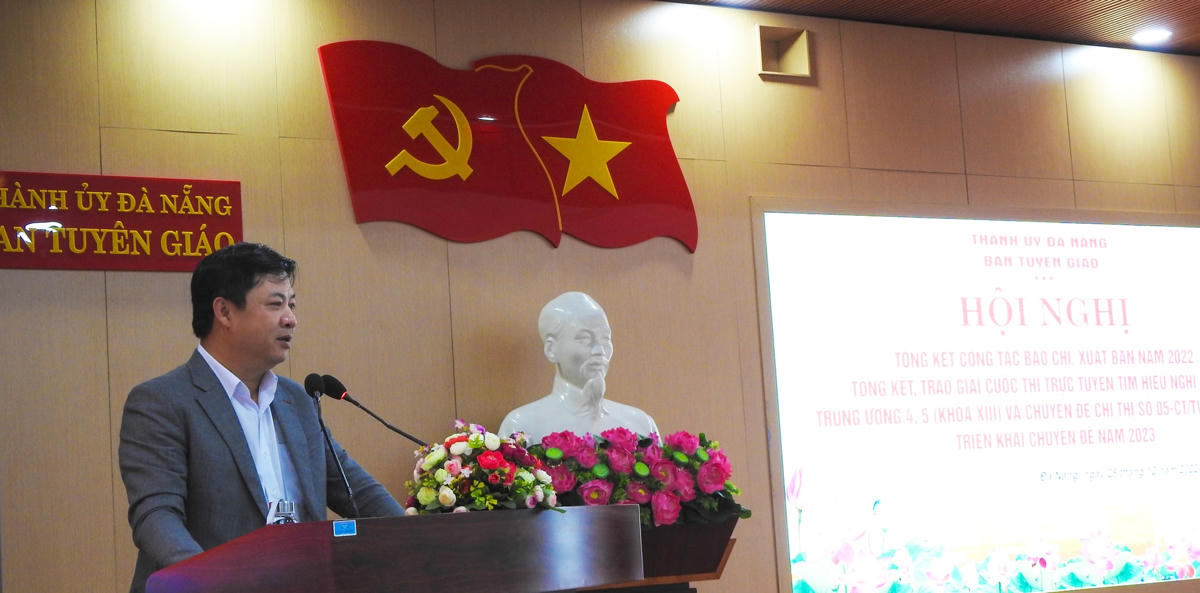 Ông Lương Nguyễn Minh Triết phát biểu chỉ đạo Hội nghị . Ảnh: Thanh Tùng.