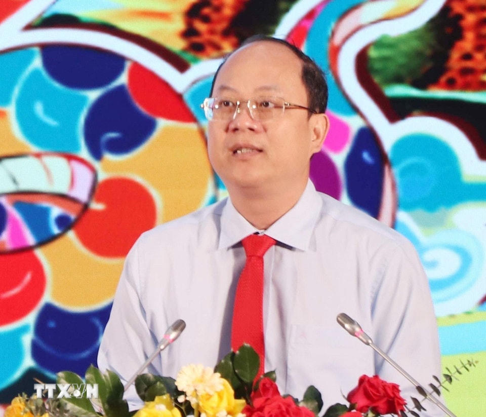 Đồng chí Nguyễn Hồ Hải, Bí thư Tỉnh ủy Cà Mau. (Ảnh: TTXVN)