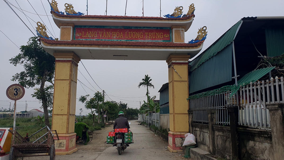 Ngôi làng một thời nghèo khó giờ đã trở nên giàu có.
