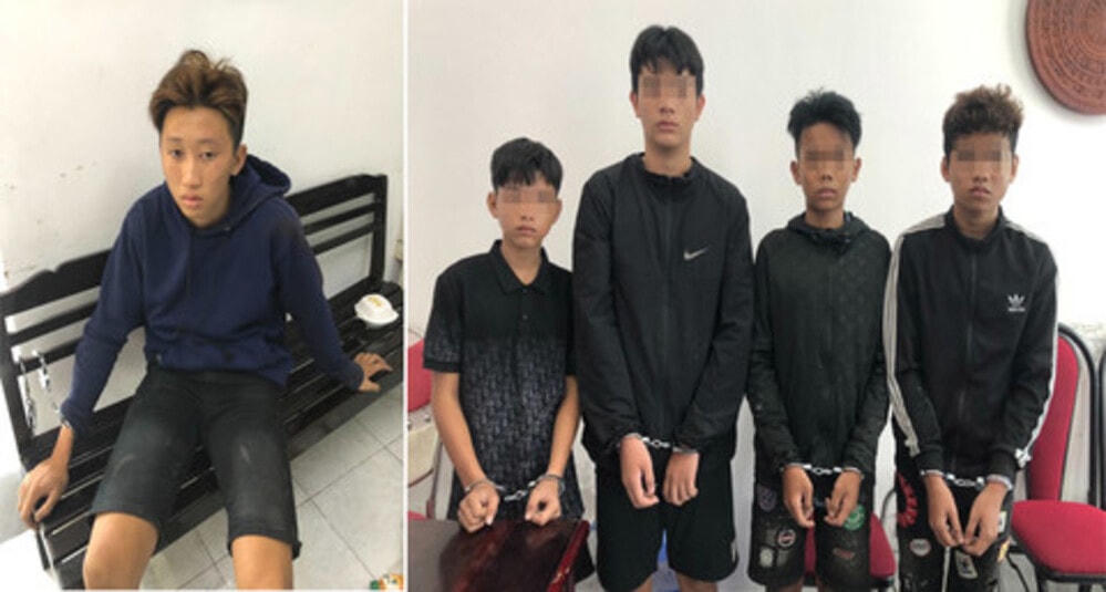 Lực lượng công an bắt giữ các đối tượng thuộc băng cướp nhí gây ra hàng loạt vụ cướp tại quận 12 và huyện Hóc Môn.