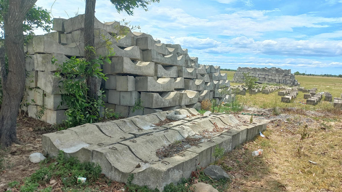 Đến nay, Cụm Công nghiệp Đông Gio Linh gần như chỉ là bãi đất trống.