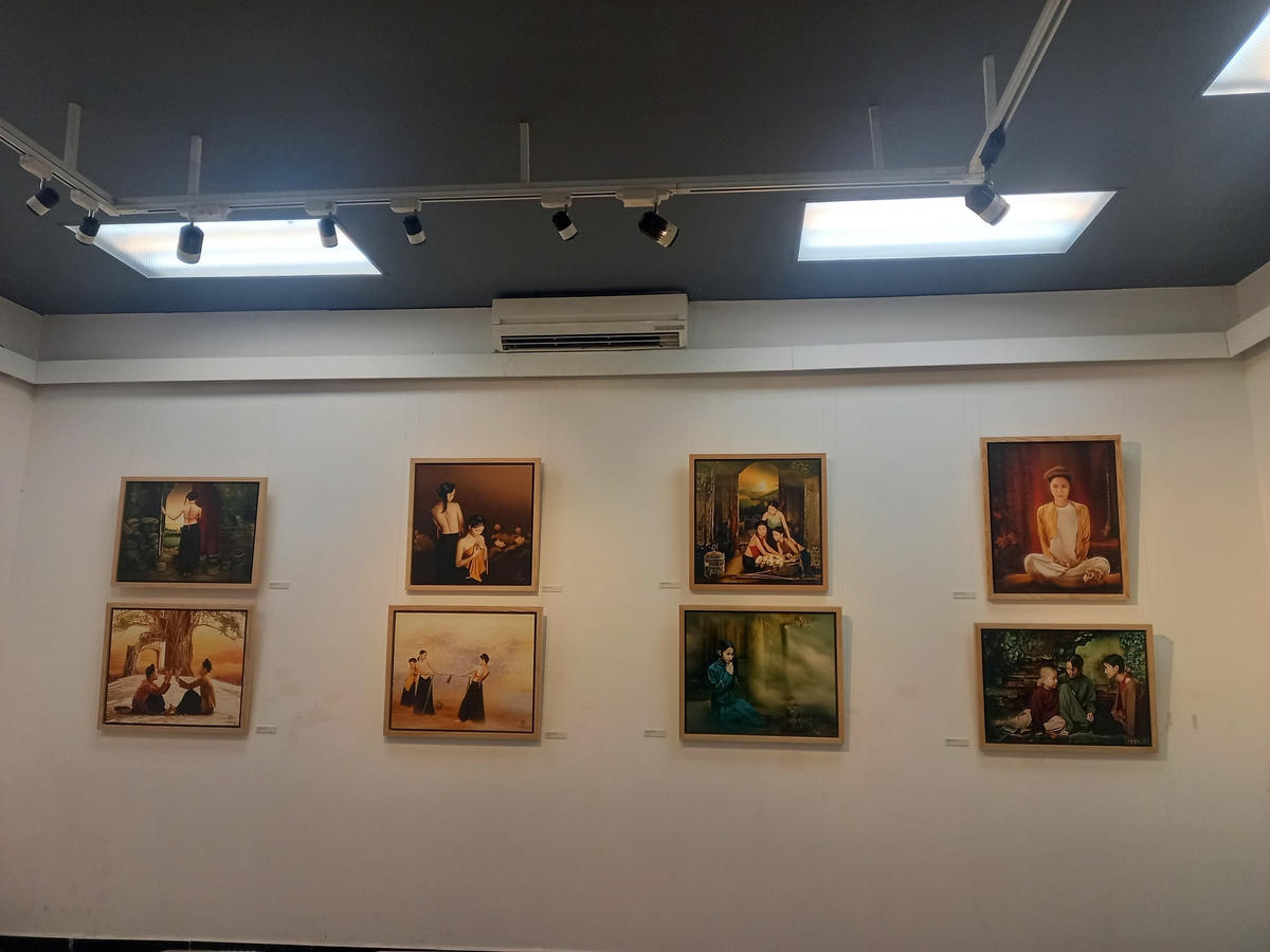 Góc nhỏ của không gian triển lãm.