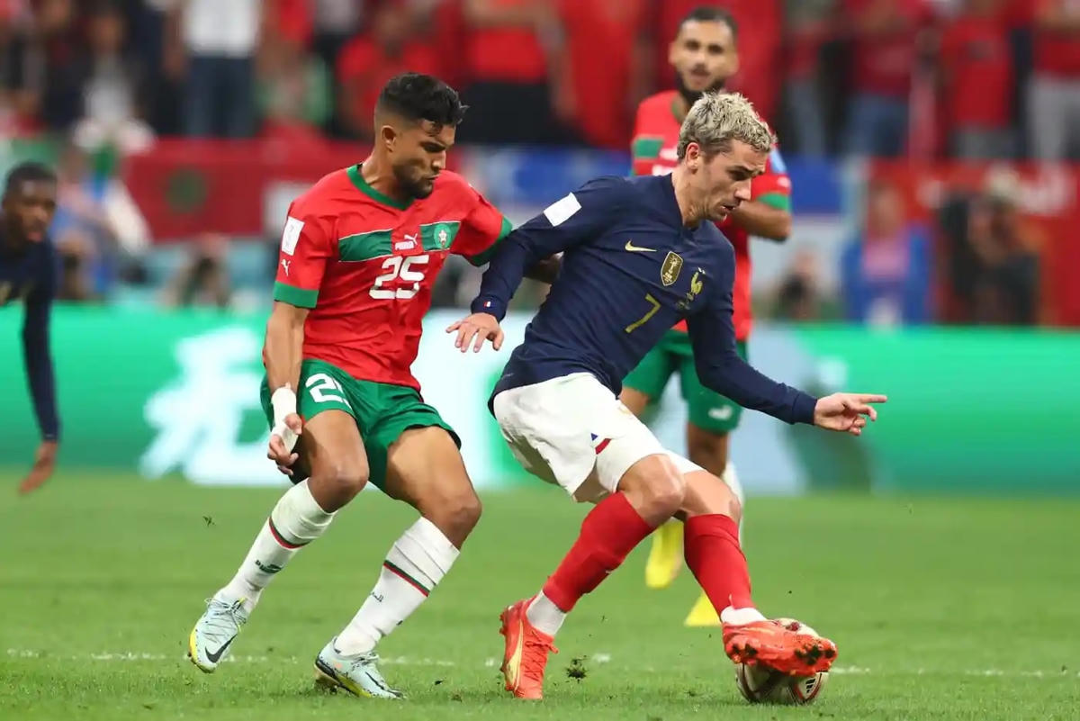 Antoine Griezmann cũng là điểm sáng của tuyển Pháp.