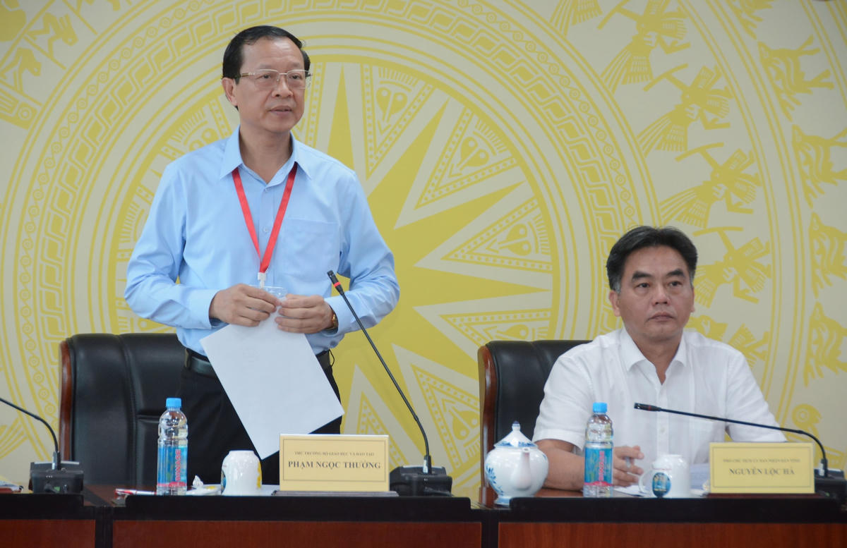 Thứ trưởng Bộ GDĐT Phạm Ngọc Thưởng.