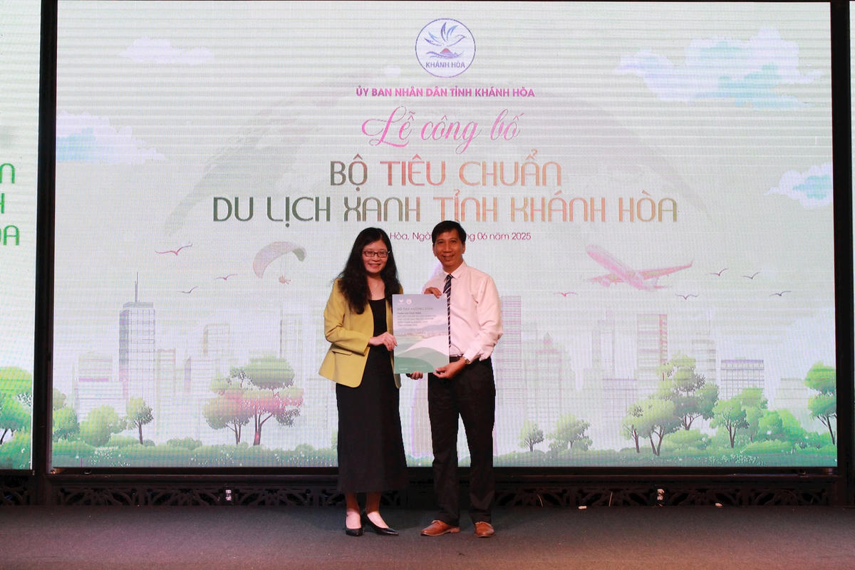 Bộ tiêu chuẩn Du lịch xanh Khánh Hòa (ảnh Thùy Trang)