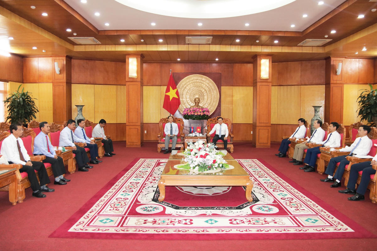 Quang cảnh buổi tiếp.