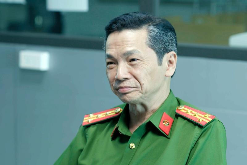 Tạo hình của NSND Trung Anh trong "Đấu trí".