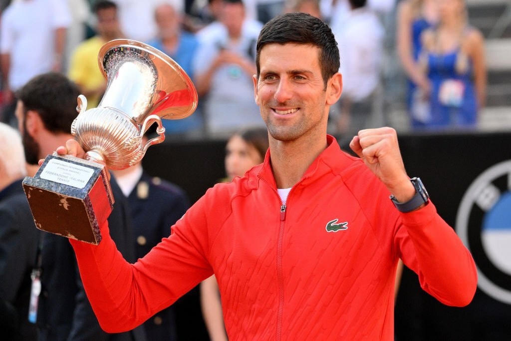 Djokovic lần thứ 6 vô địch Rome Masters (Ảnh: Getty).