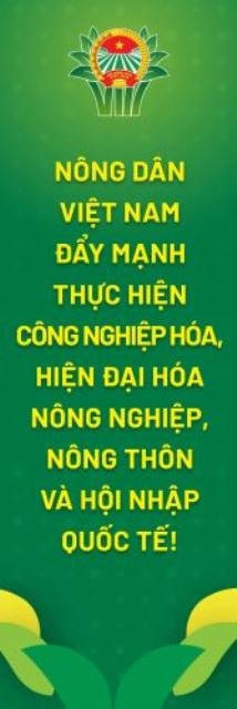 Biểu trưng chính thức Đại hội đại biểu Hội Nông dân Việt Nam lần thứ VIII