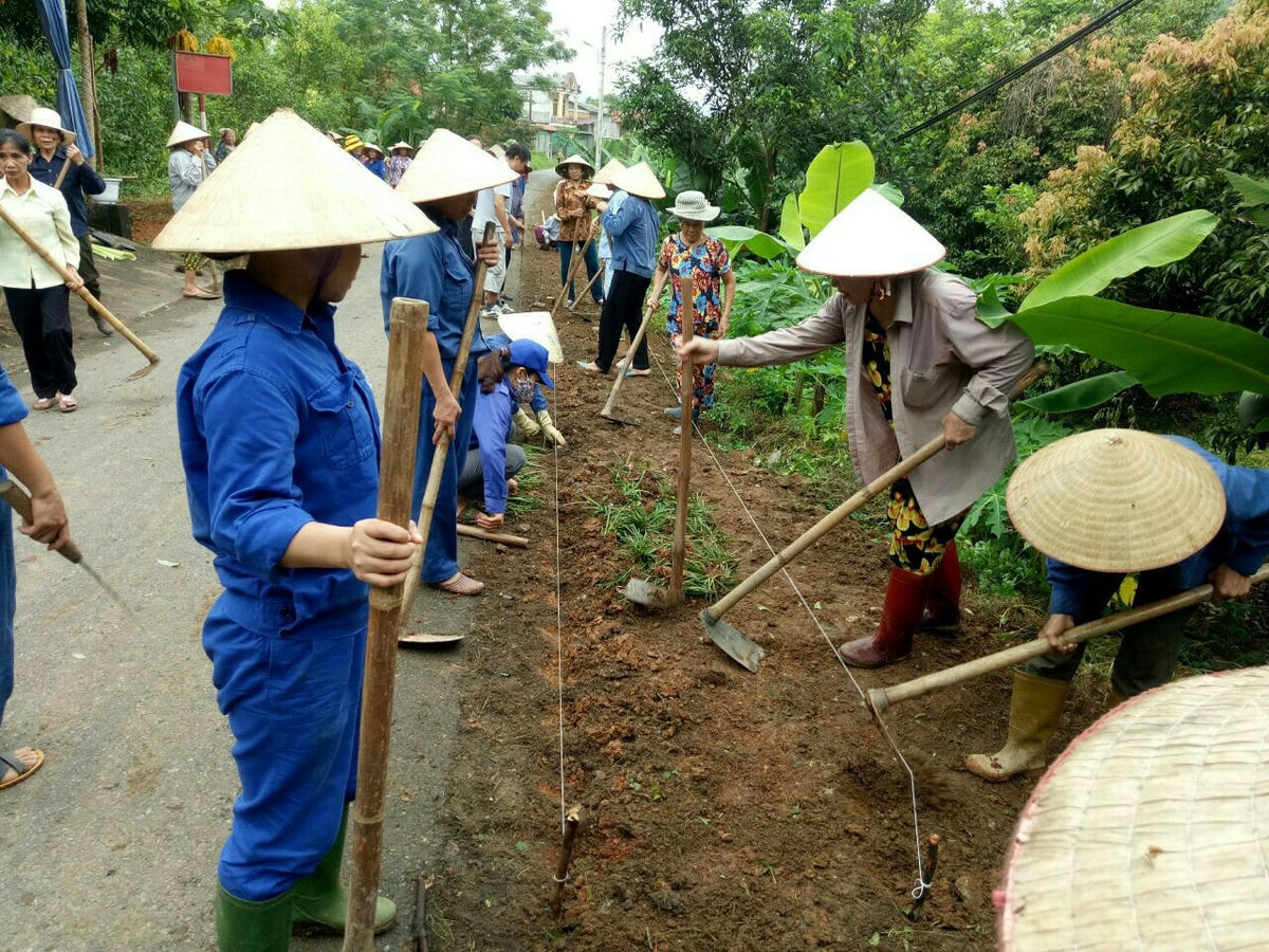 Công tác bảo vệ môi trường trên địa bàn huyện Nguyên Bình được bà con nhân dân đồng tình hưởng ứng.  