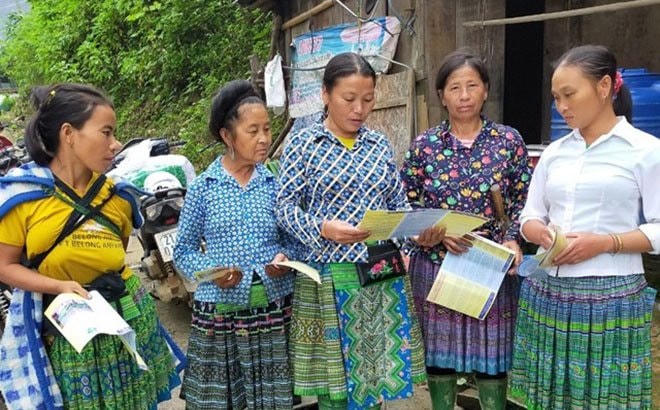 Với thông điệp “Không kết hôn sớm, không lấy nhau trong cùng dòng họ” đã nâng cao nhận thực trong phòng chống tảo hôn, hôn nhân cận huyết thống.