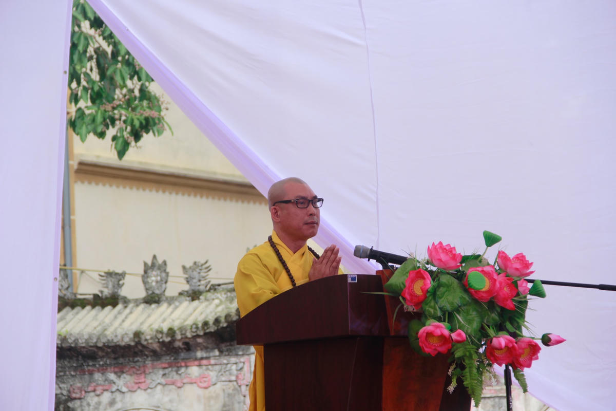 Thượng tọa Thích Quảng Thiện.
