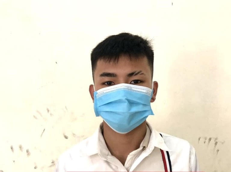 Đối tượng Bùi Hồng Quân bị bắt giữ về hành vi cưỡng đoạt tài sản. 