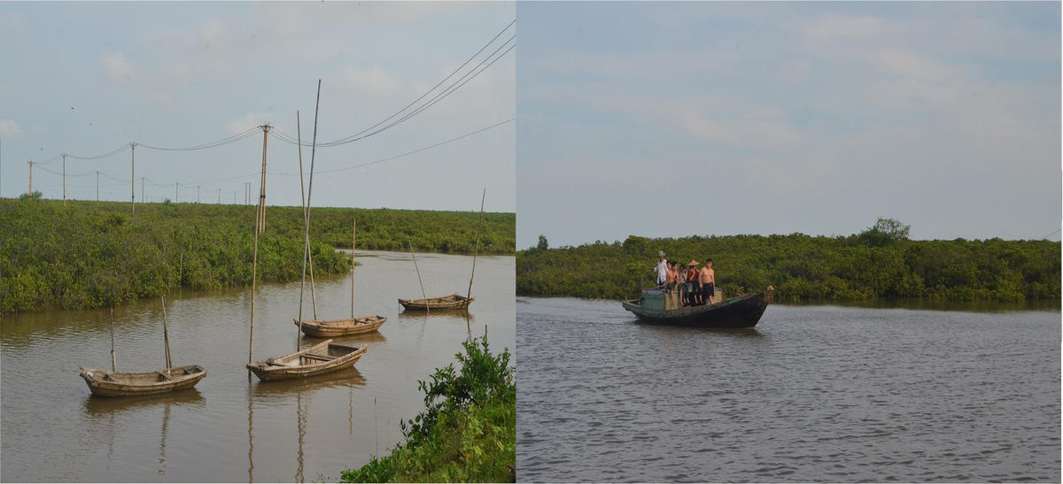 Nam Định cũng là nơi có Vườn quốc gia Xuân Thủy nổi tiếng, nơi có hệ sinh thái đặc trưng của của rừng ngập mặn ven biển. Vườn nằm cạnh cửa Ba Lạt, nơi con sông Hồng chảy về với biển, thuộc địa bàn huyện Giao Thủy. Cả vùng lõi và vùng đệm của Vườn rộng tới hơn 14.000 ha, tương đương diện tích một huyện đồng bằng. Vườn quốc gia Xuân Thủy đã tham gia Công ước Ramsar từ năm 1989; đã được UNESCO công nhận là vùng lõi số 1 của Khu dự trữ sinh quyển vùng châu thổ sông Hồng. Đây được xem như một “ga chim”, nơi thường xuyên đón những đàn chim từ phương Bắc bay về, dừng chân trong hành trình tránh rét. Đây cũng là nơi có loài Sếu đầu đỏ quý hiếm, có tên trong danh “sách đỏ” cần bảo vệ. Trong ảnh: Đặc trưng ở Vườn là bạt ngàn màu xanh của cây sú vẹt.