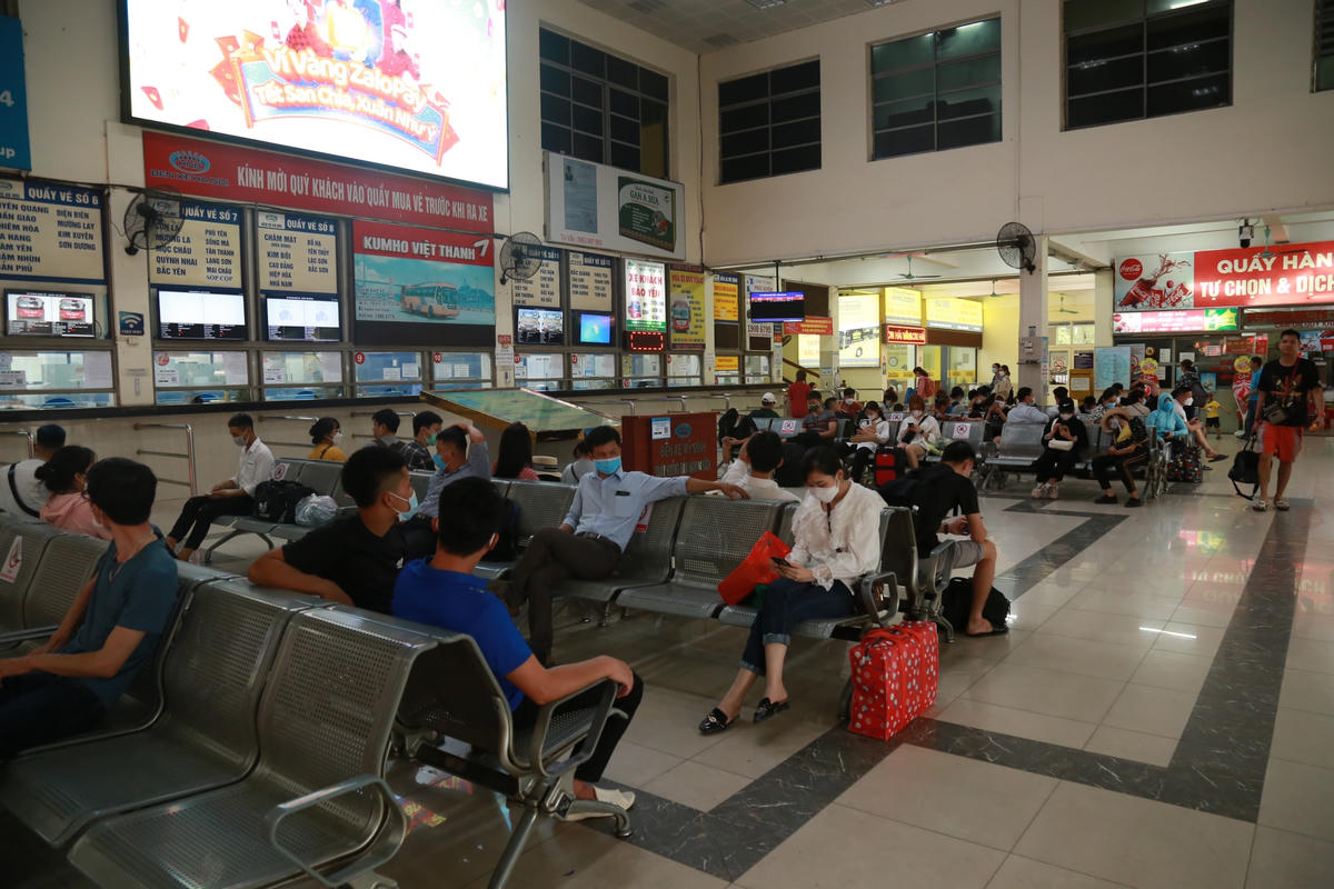 Công ty CP Bến xe Hà Nội sẽ chuẩn bị 580 xe khách tăng cường để phục vụ nhu cầu đi lại của người dân trong dịp nghỉ lễ.