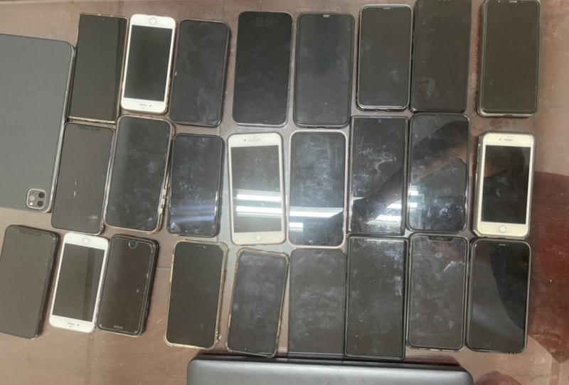 Tang vật vụ án.