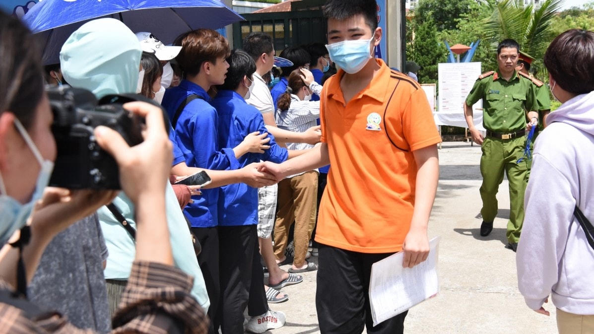 Thí sinh Khương Duy chia sẻ đề thi vừa sức dù em không học tủ.