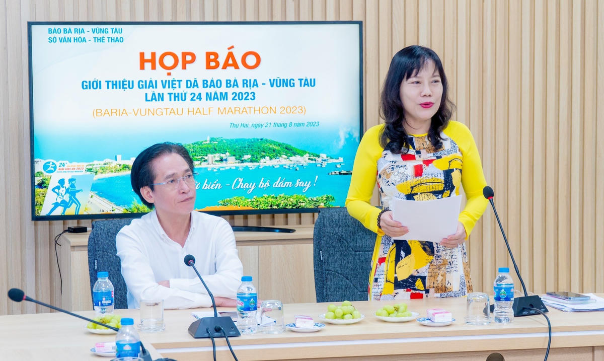 Bà Đỗ Nguyễn Hoàng Dung, Quyền Tổng Biên tập Báo Bà Rịa - Vũng Tàu thông tin về một số điểm mới so với những lần tổ chức trước.