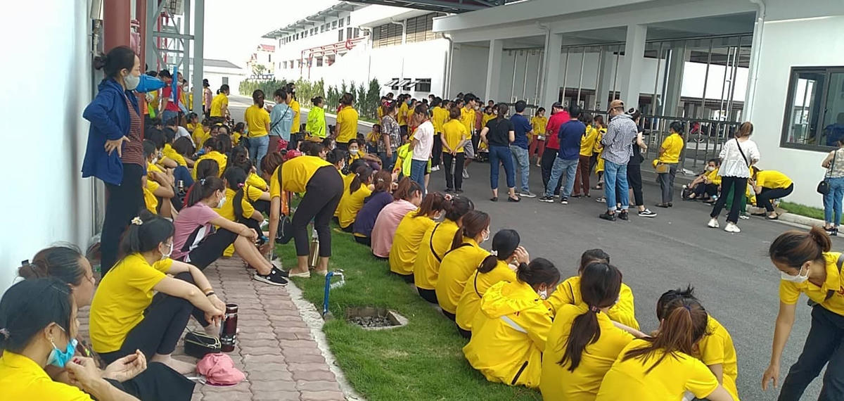 Việc đình công của các công nhân diễn ra trong hai ngày 17,18/6.