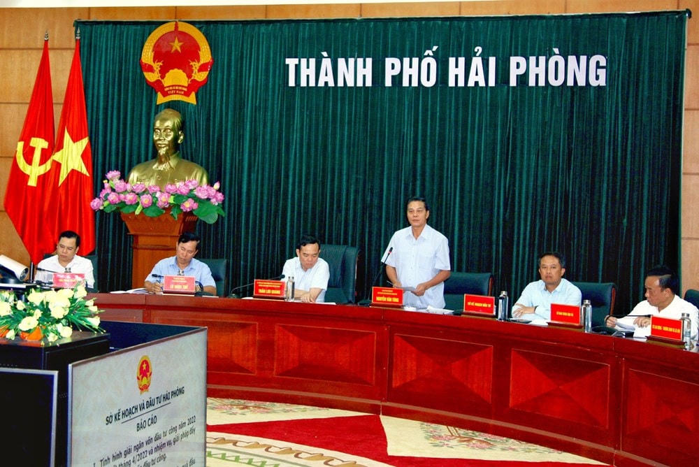 Hải Phòng họp bàn giải pháp nâng tiến độ giải ngân vốn đầu tư công.