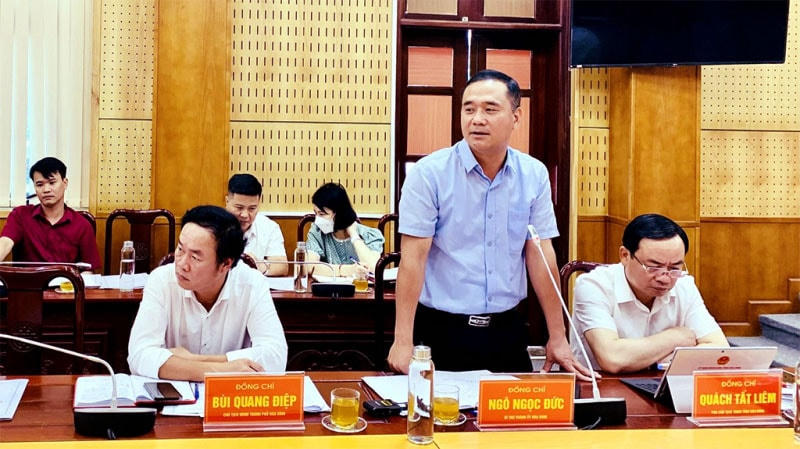 Ông Ngô Ngọc Đức vừa thôi giữ chức Bí thư Thành ủy Hòa Bình theo nguyện vọng cá nhân.