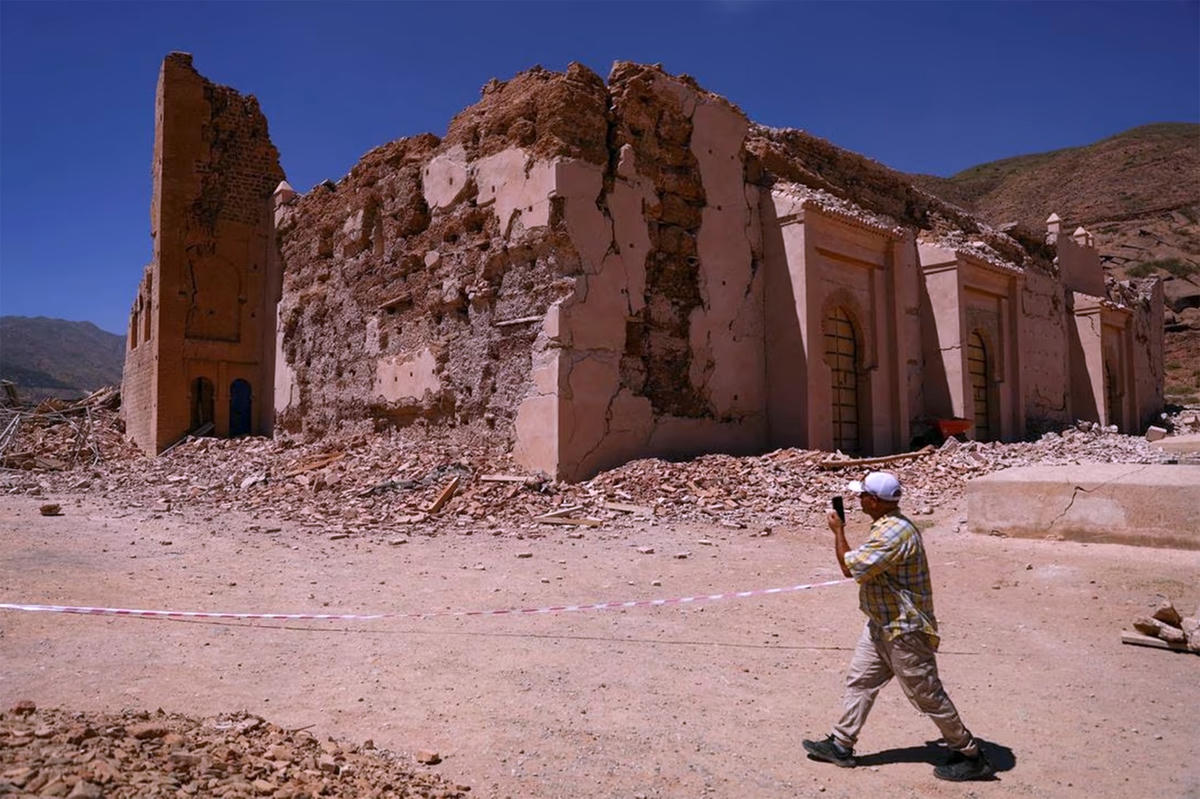 Nhiều di tích lịch sử ở Maroc bị phá hủy sau trận động đất. Ảnh: Reuters.