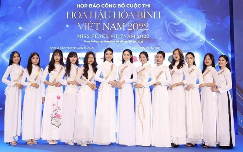 Thí sinh tham gia cuộc thi Miss Peace - Hoa hậu Hòa bình 2022. Ảnh: BTC. 