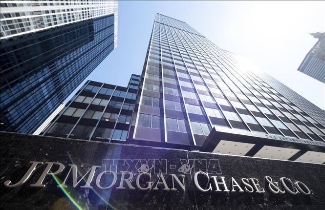Trụ sở của “ông lớn” ngân hàng JPMorgan. Ảnh: AFP/TTXVN