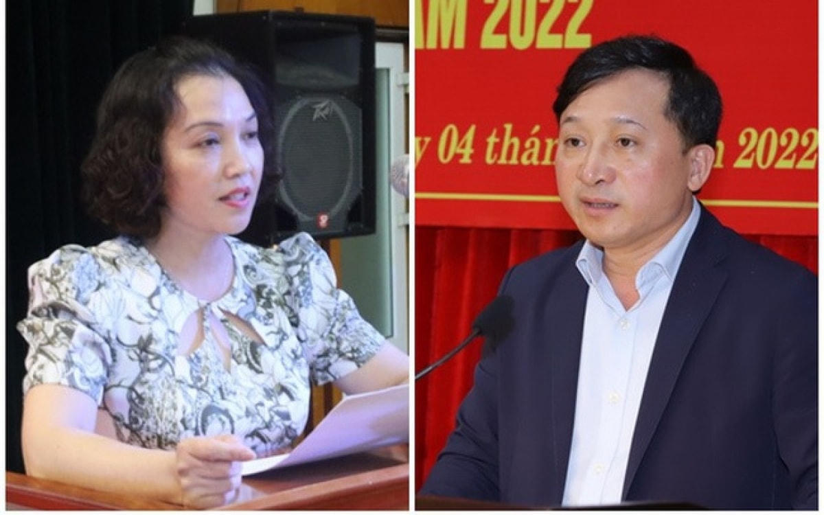 Bà Trần Thị Hiền và ông Hoàng Trọng Hưng, Ủy viên Ủy ban Kiểm tra Trung ương khóa 13 được bầu làm Phó chủ nhiệm Ủy ban. Nguồn: ubkttw.vn