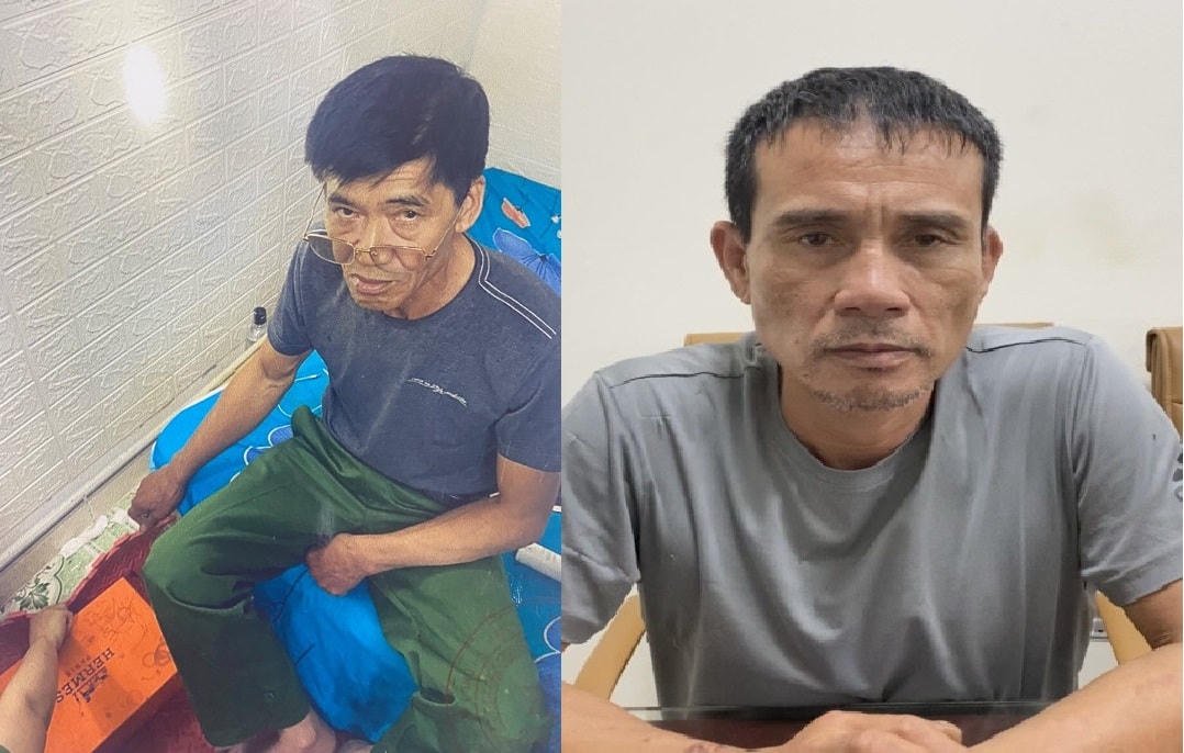 Nguyễn Đức Vinh và Phạm Văn Lợi. Ảnh: Công an Quảng Ninh. 