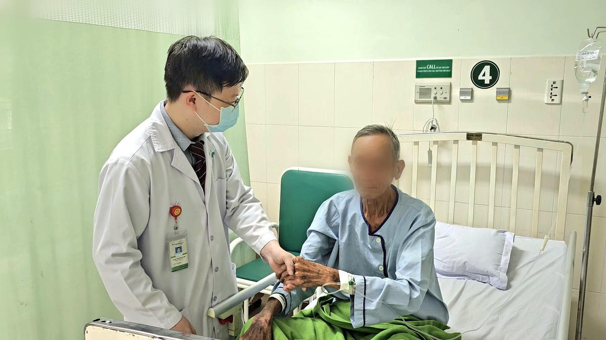 Sau điều trị 5 ngày, bệnh nhân phục hồi rất tốt.