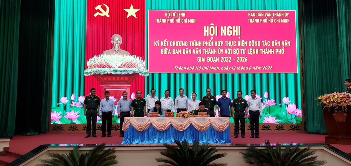 Quang cảnh lễ ký kết Quy chế chương trình phối hợp.