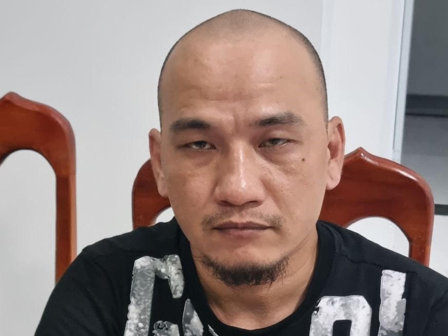 Huỳnh Văn Long tại cơ quan điều tra.