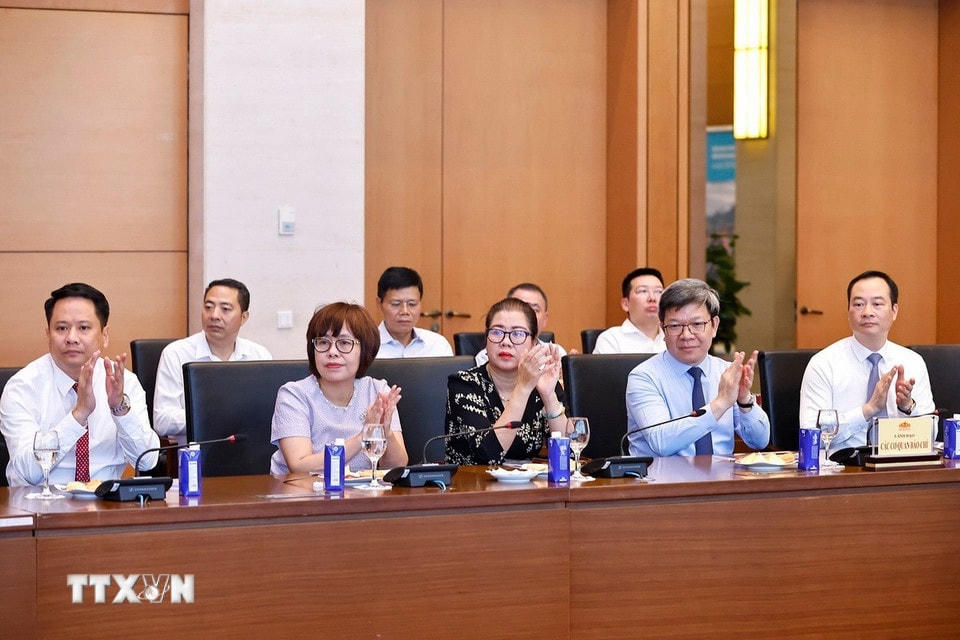 Đại biểu dự gặp mặt. (Ảnh: Doãn Tấn/TTXVN)