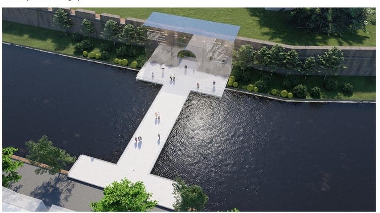 Giải nhất ý tưởng thiết kế cầu đi bộ Hộ Thành hào nối Thượng thành (Đại nội Huế).