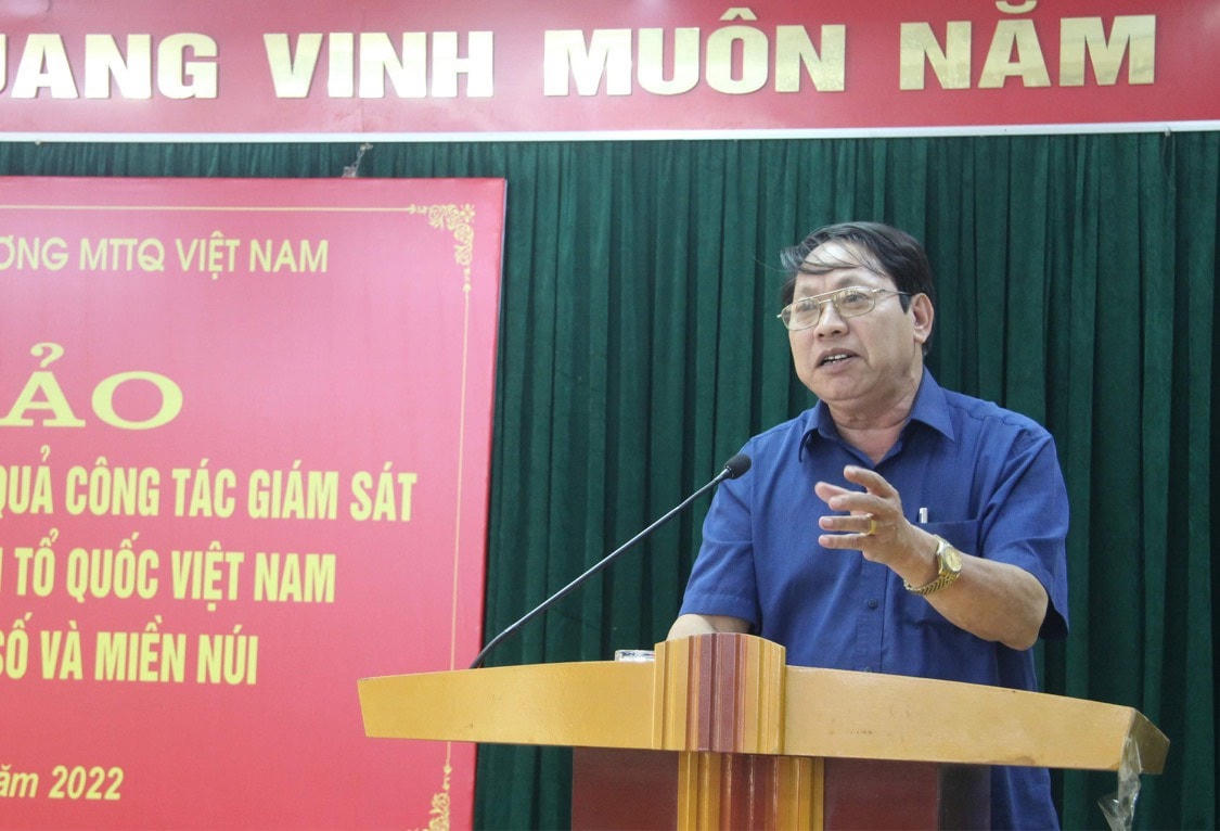 Nâng cao hiệu quả công tác giám sát, phản biện tại vùng đồng bào dân tộc thiểu số