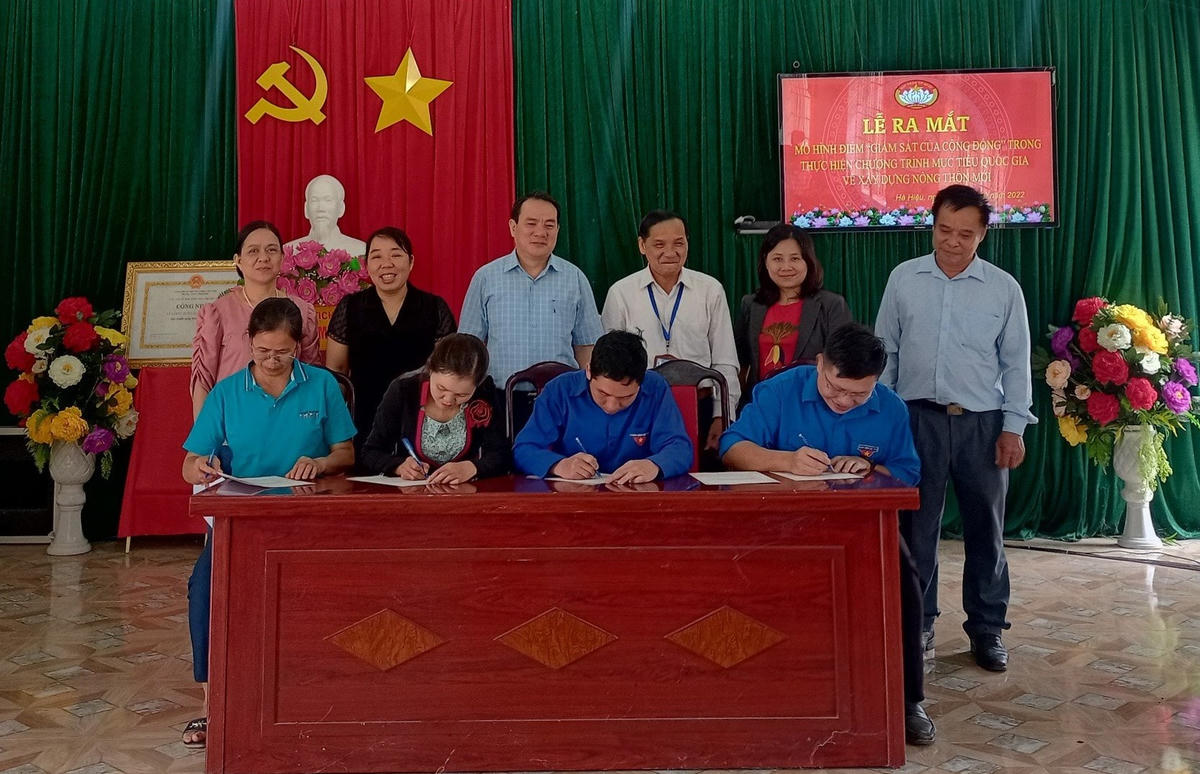 Lễ ra mắt mô hình điểm “Giám sát của cộng đồng” trong thực hiện Chương trình mục tiêu quốc gia về xây dựng nông thôn mới trên địa bàn tỉnh Bắc Kạn.