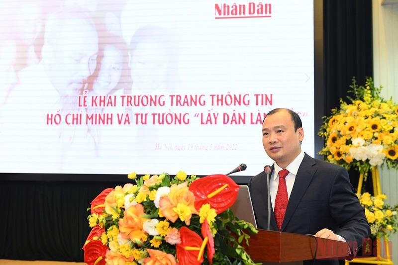 Ông Lê Hải Bình phát biểu. (Ảnh: Thành Đạt).