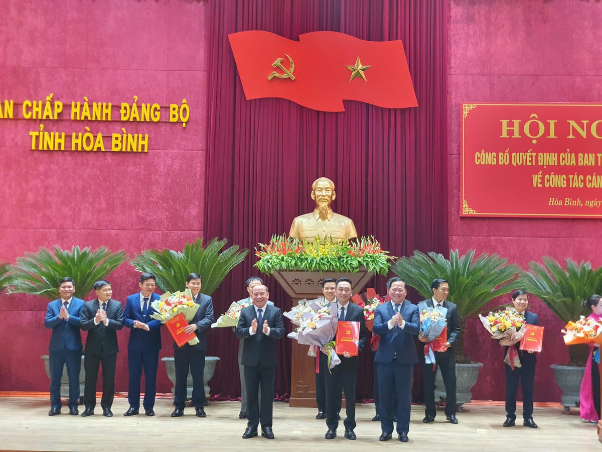 Ông Nguyễn Trần Anh, Giám đốc Sở Tài nguyên và Môi trường giữ chức Bí thư Huyện ủy Mai Châu.