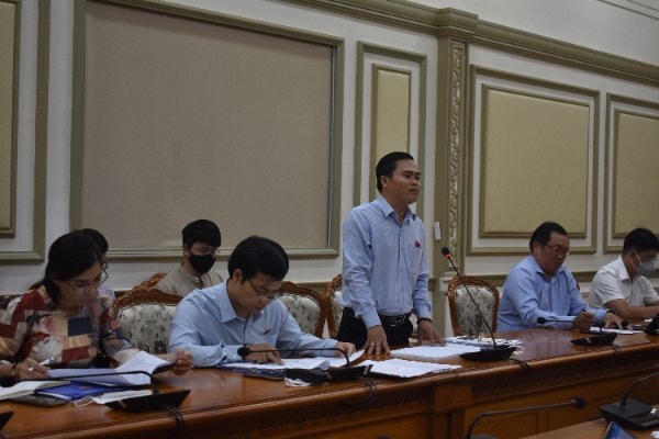 Ban Văn hóa Xã hội của Hội đồng nhân dân thành phố làm việc với ngành y tế về bệnh sốt xuất huyết.