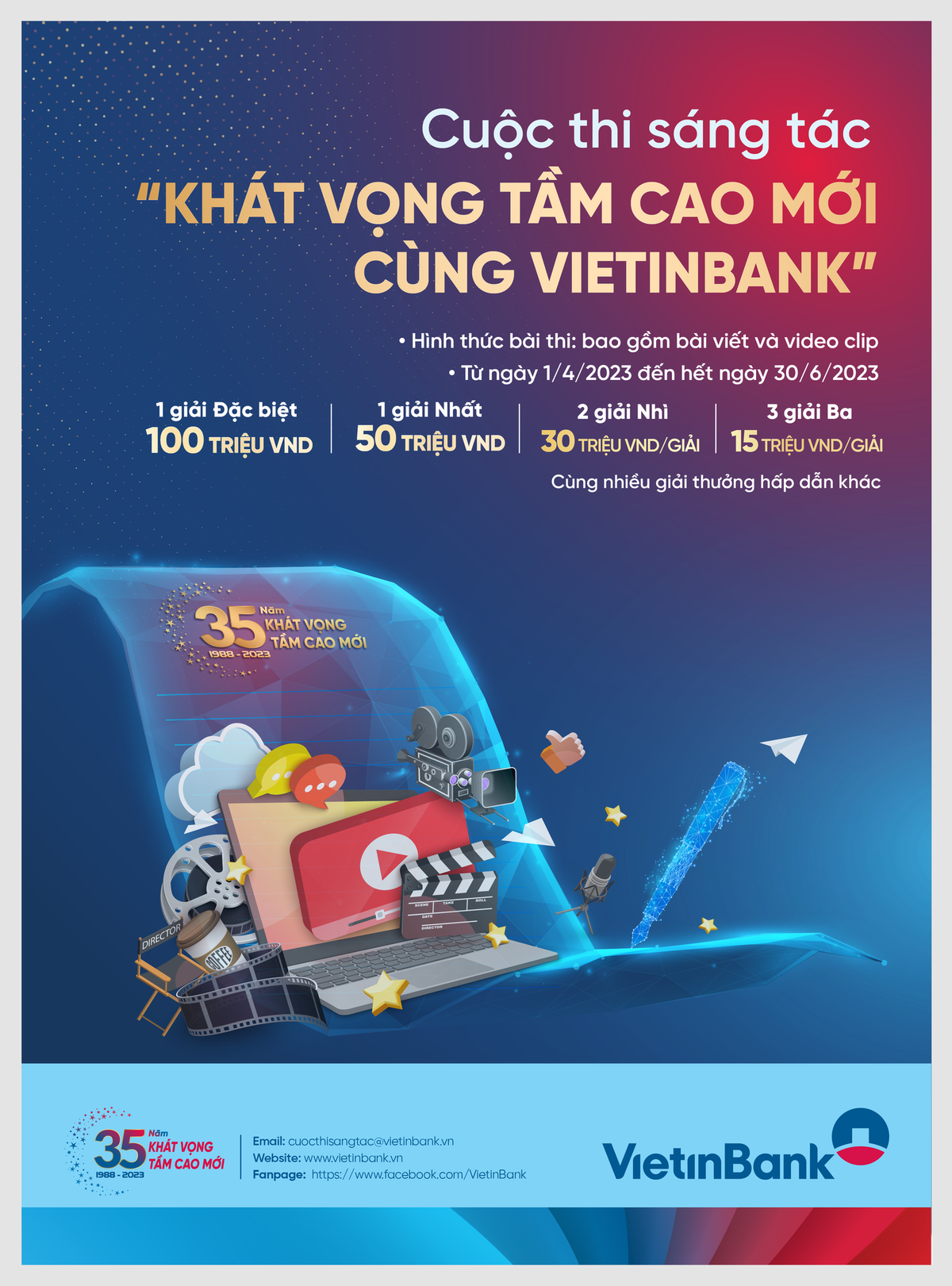 VietinBank phát động cuộc thi sáng tác 'Khát vọng tầm cao mới cùng VietinBank'